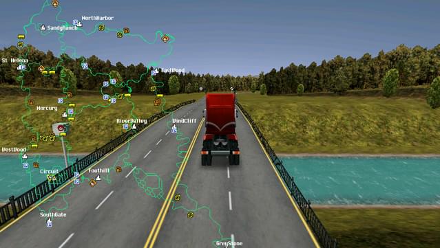 Hard Truck : King of the Road Gameplay Screenshot
