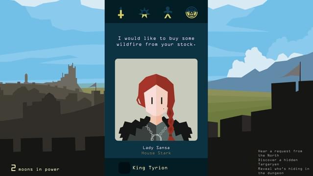 Reigns: Game of Thrones Gameplay Screenshot