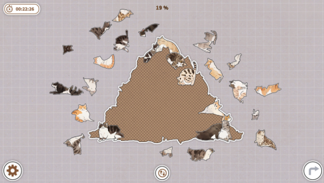 Cats Huddled Together PC Screenshot