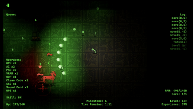 HackeRPG Gameplay Screenshot