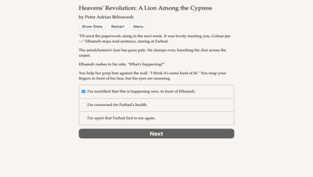 Heavens’ Revolution: A Lion Among The Cypress Gameplay Screenshot
