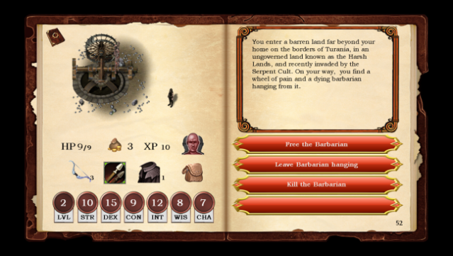 Heroes of Book & Paper Gameplay Screenshot