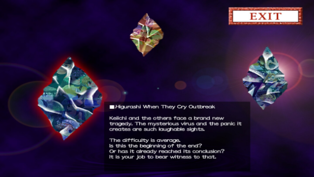 Higurashi When They Cry Hou+ Gameplay Screenshot