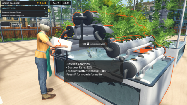 Hydroponics Farm & Store Simulator PC Screenshot