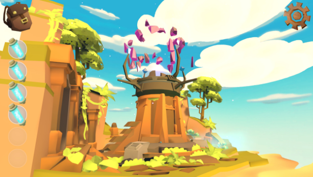 Krystopia: A Puzzle Journey Gameplay Screenshot
