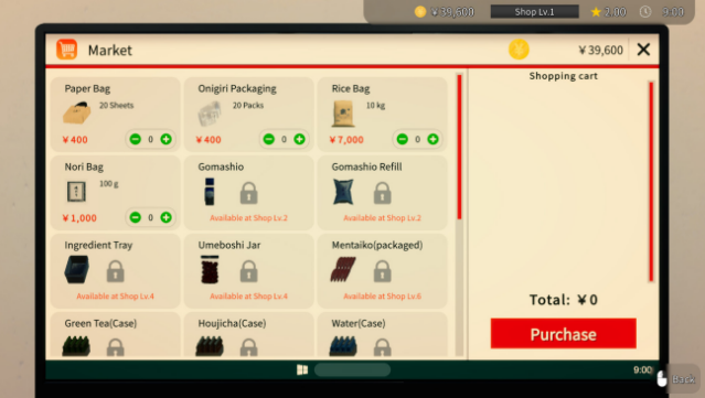 Onigiri Shop Simulator Gameplay Screenshot