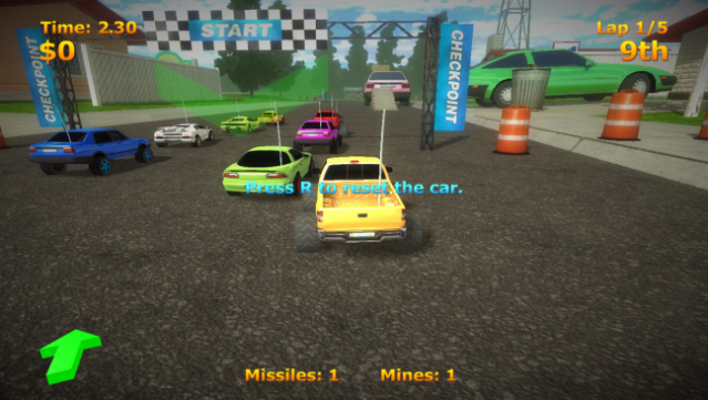 RC Mini Racers Gameplay Screenshot