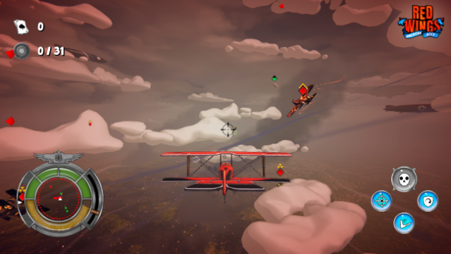 Red Wings: American Aces Gameplay Screenshot