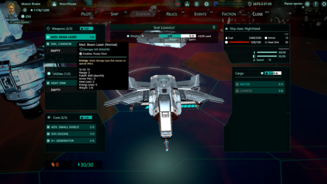 Relic Space Gameplay Screenshot