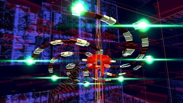 Rez Infinite Gameplay Screenshot