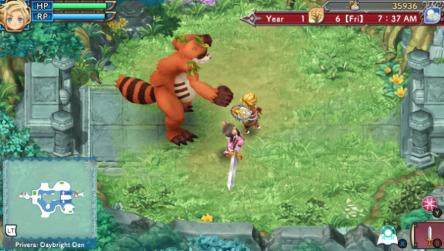 Rune Factory Special Gameplay Screenshot