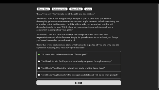 Tale of Two Cranes Gameplay Screenshot