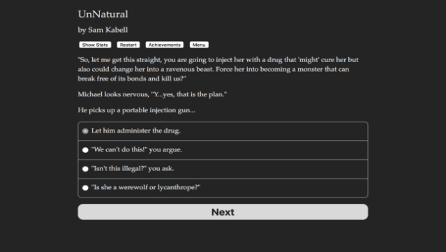 Unnatural Gameplay Screenshot